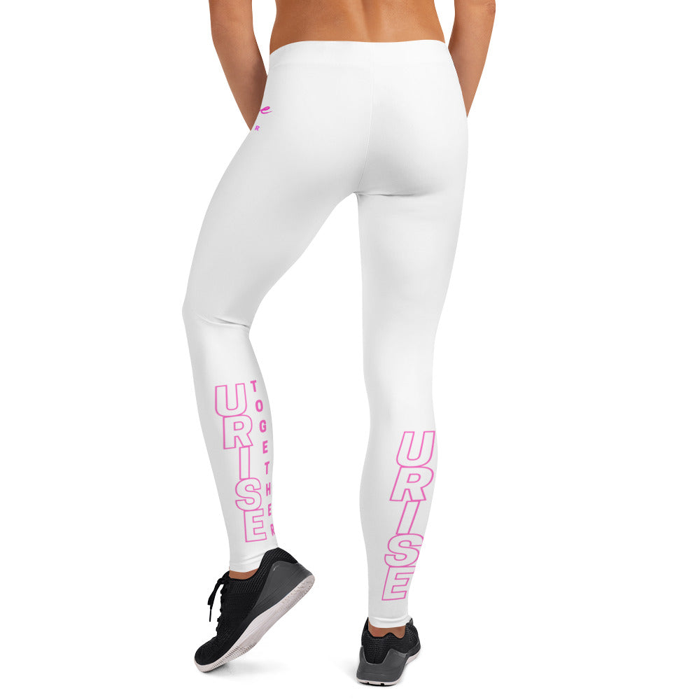 URise Together Leggings -White/ Black