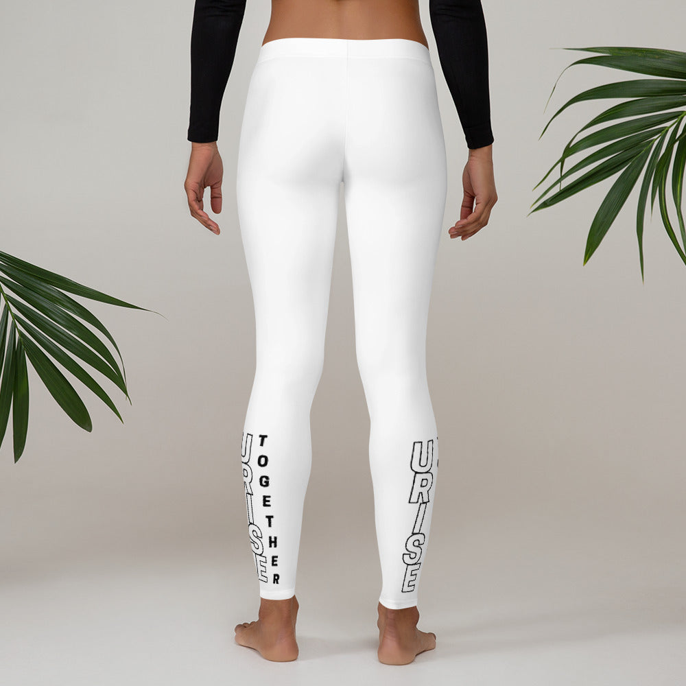 URise Together Leggings - White/ Black