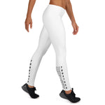 URise Together Leggings - White/ Black