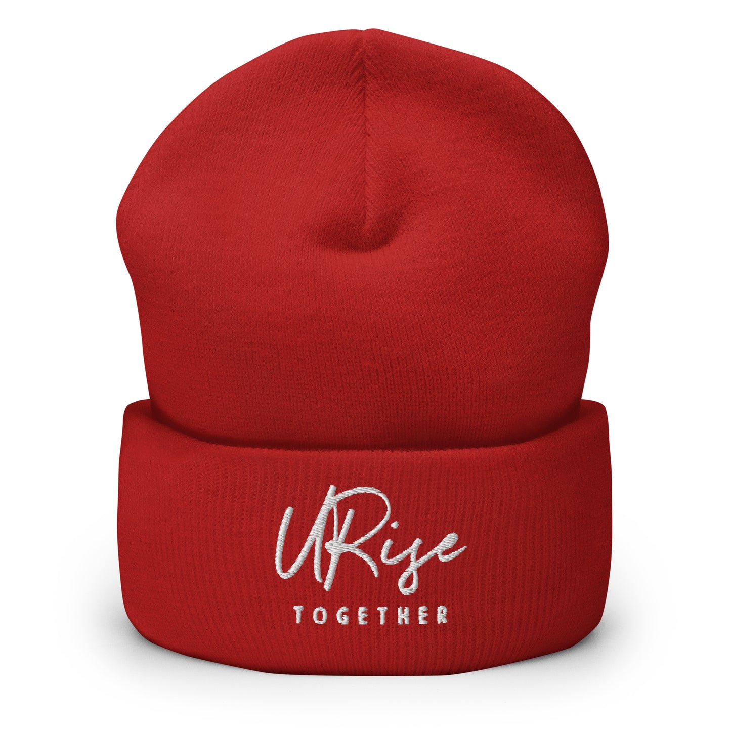 URise embroidered Cuffed Beanie