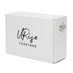 "URise Together" Men’s high top canvas shoes Black