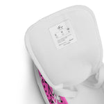 "URise Together" Men’s high top canvas shoes - PinkOut