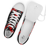 "URise Together" Men’s high top canvas shoes Black