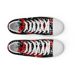 "URise Together" Men’s high top canvas shoes Black