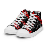 "URise Together" Men’s high top canvas shoes Black