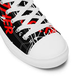 "URise Together" Men’s high top canvas shoes Black