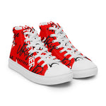 "URise Together" Men’s high top canvas shoes RedOut