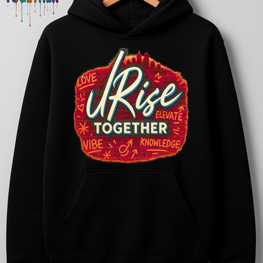 Graffiti URise Heavy Cotton Hoodie Unisex