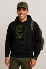 Graffiti Bear URise Heavy Cotton Hoodie Unisex