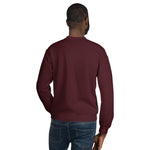 "URise Together" Embroidered Sweatshirt - Maroon - URiseTogetherApparel