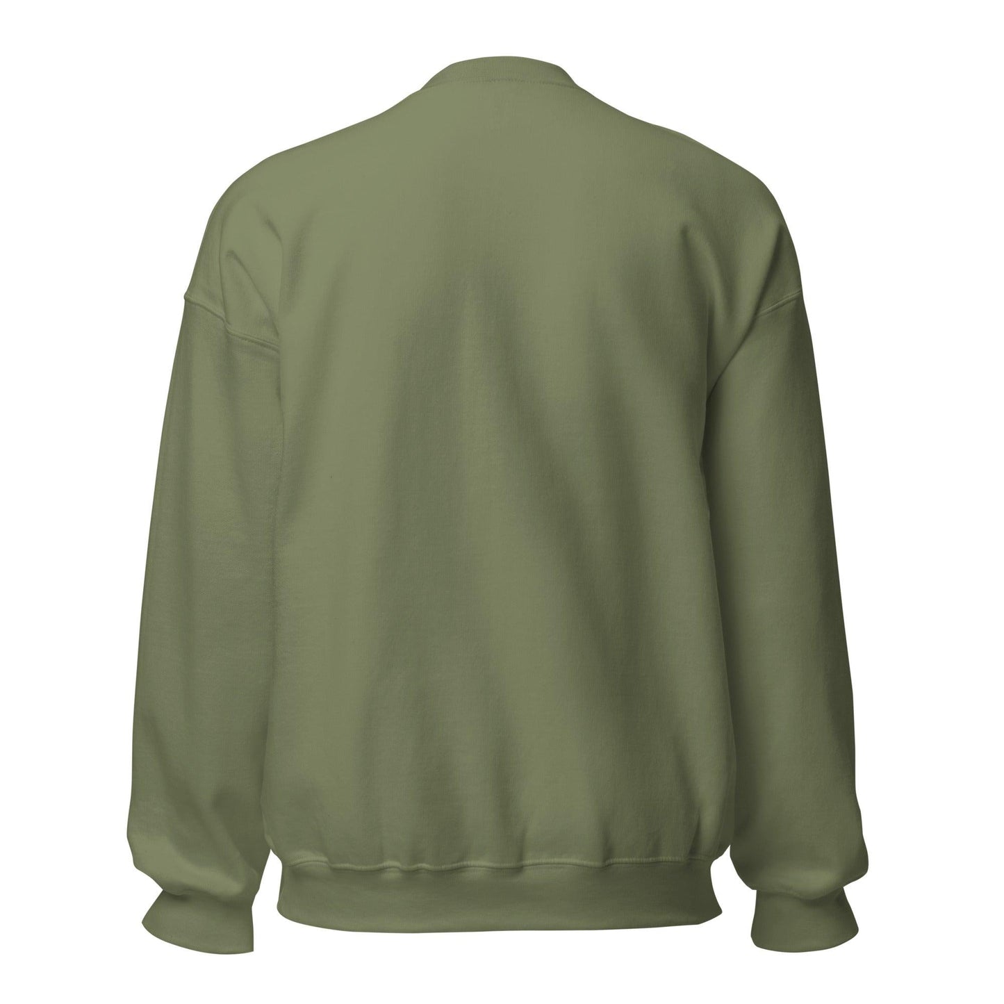 "URise Together" Embroidered Sweatshirt - Military Green - URiseTogetherApparel