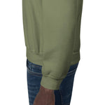 "URise Together" Embroidered Sweatshirt - Military Green - URiseTogetherApparel