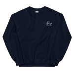 "URise Together" Embroidered Sweatshirt - Navy - URiseTogetherApparel