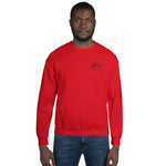 "URise Together" Embroidered Sweatshirt - Red - URiseTogetherApparel
