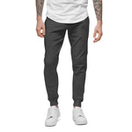 "URise Together" Embroidered fleece sweatpants - Dark Grey - URiseTogetherApparel