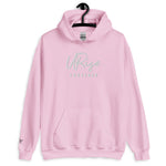 "URise Together" Embroidered Hoodie Pink