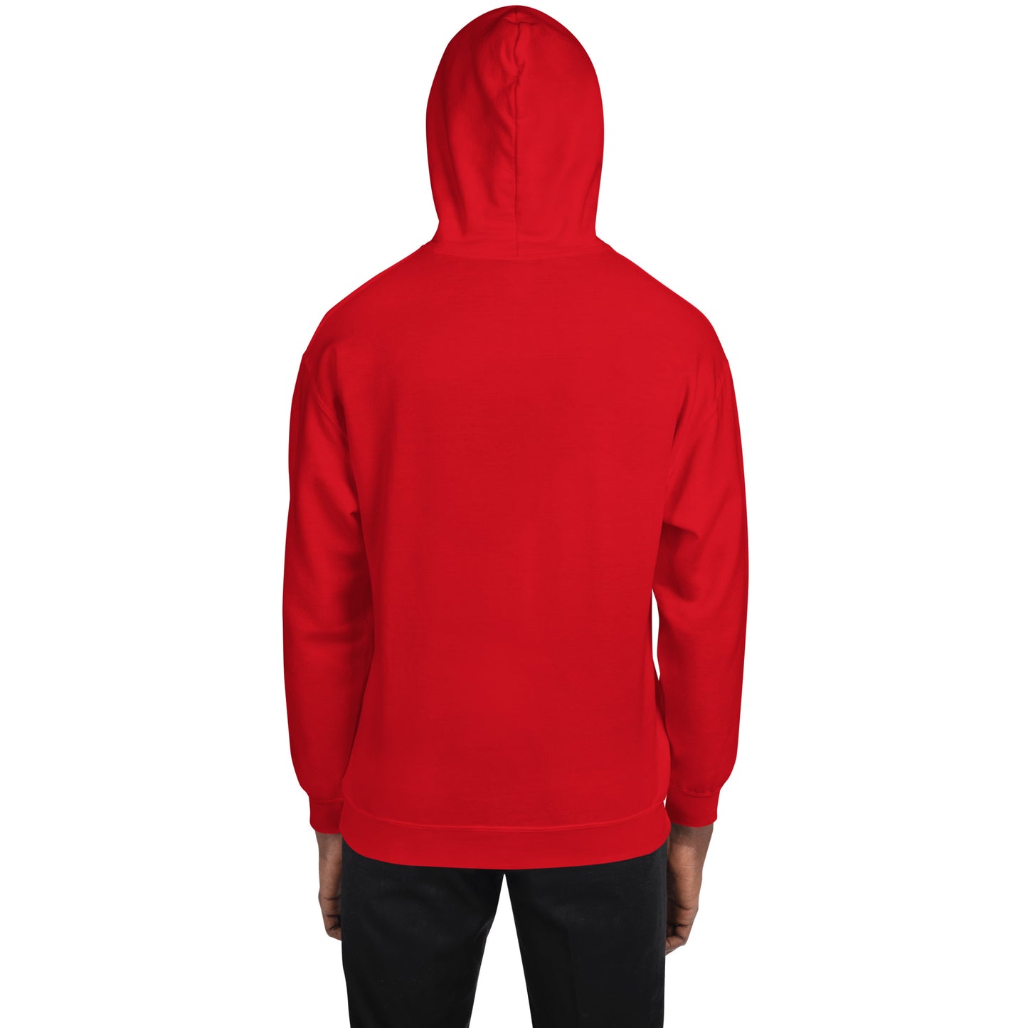 "URise Together" Embroidered logo Hoodie - Red