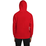"URise Together" Embroidered logo Hoodie - Red