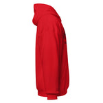 "URise Together" Embroidered logo Hoodie - Red