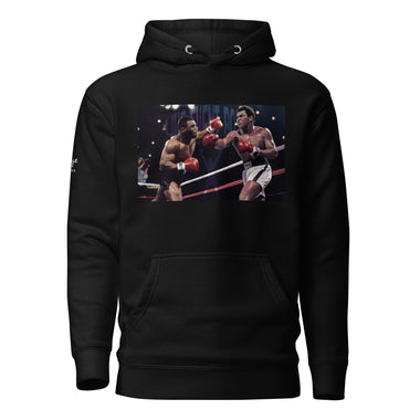 "URise Together" Boxing ICON Hoodie Unisex Cotton - Black