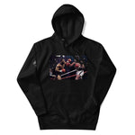 "URise Together" Boxing ICON Hoodie Unisex Cotton - Black