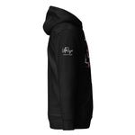 "URise Together" Boxing ICON Hoodie Unisex Cotton - Black