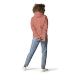 "URise Together" Embroidered logo Hoodie - Rose - URiseTogetherApparel