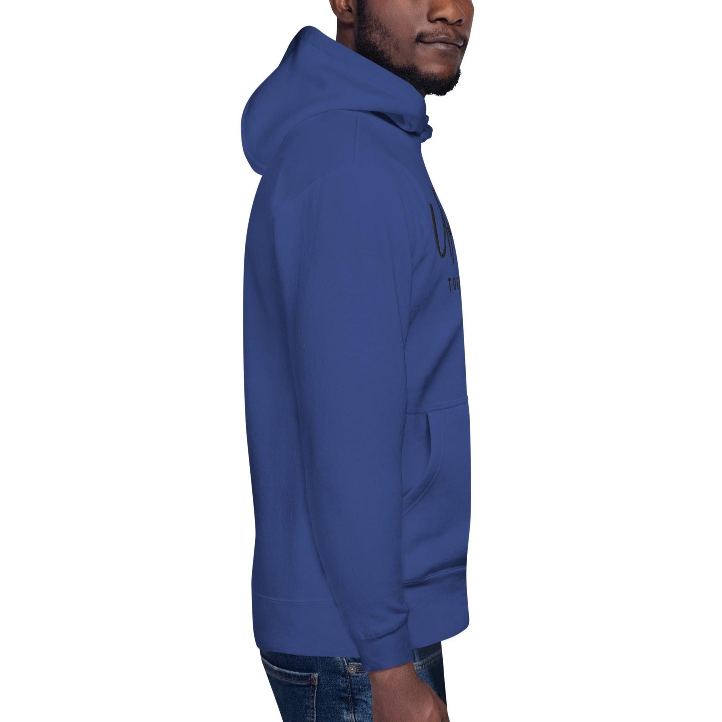 "URise Together" Embroidered logo Hoodie - Blue - URiseTogetherApparel