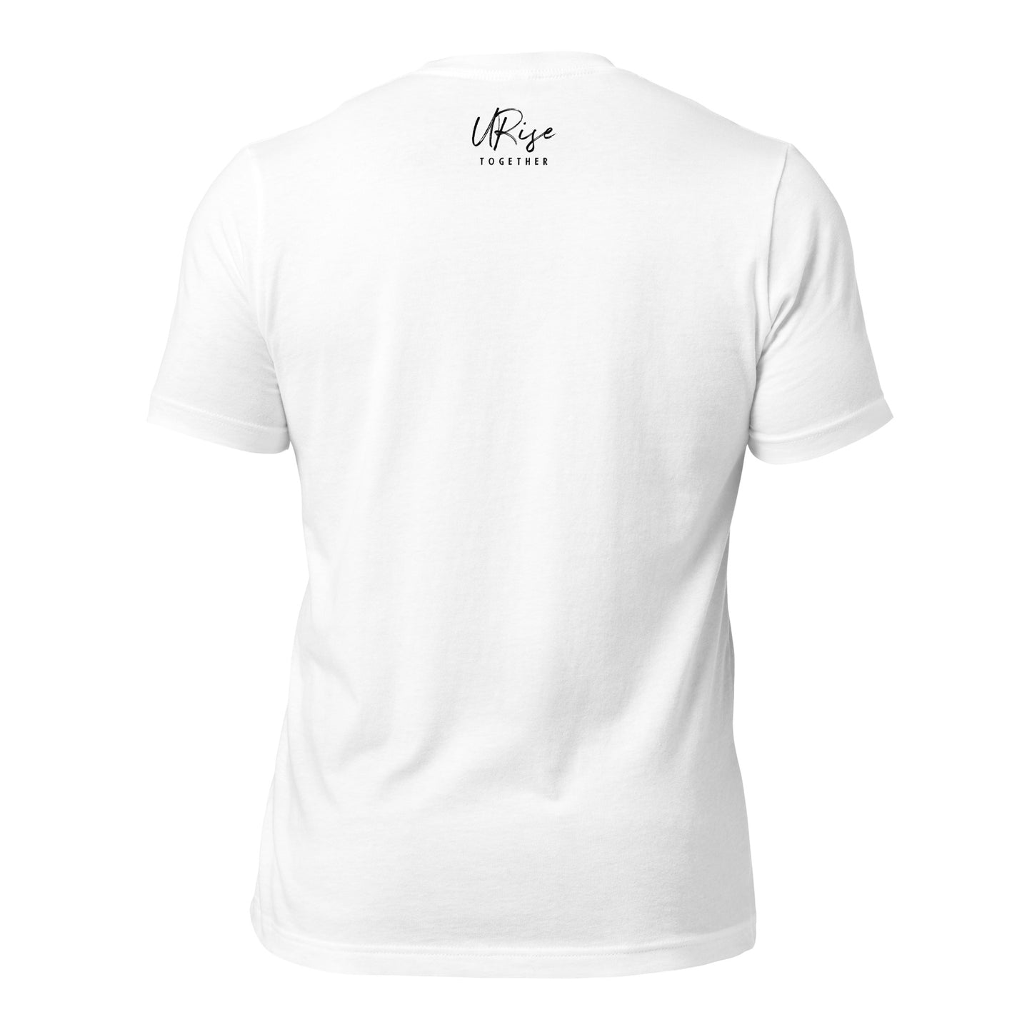 "URise Together" "F" Around and Find Out T-shirt - Red Background