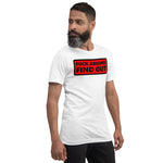 "URise Together" "F" Around and Find Out T-shirt - Red Background