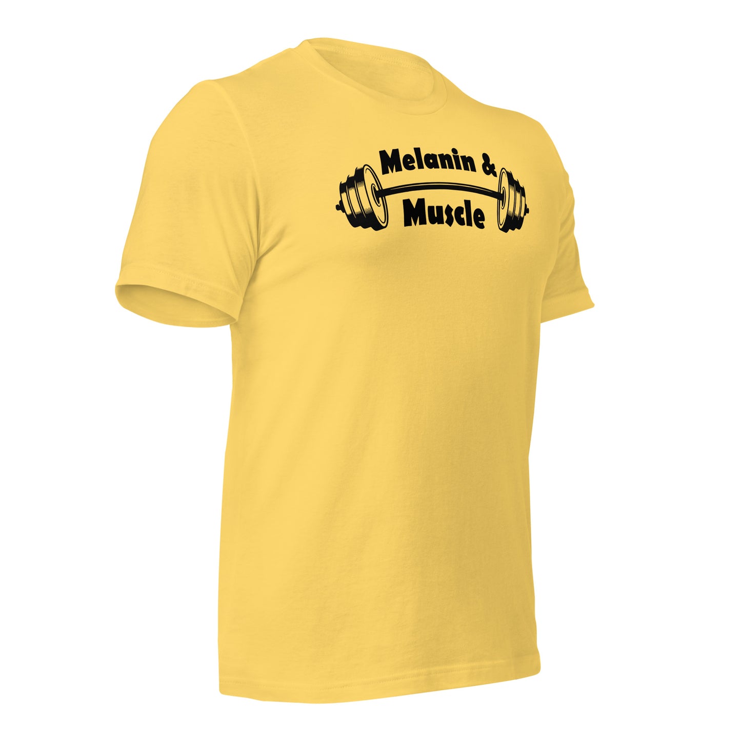 "URise Together" Melanin & Muscle Unisex T-Shirt - Black Print