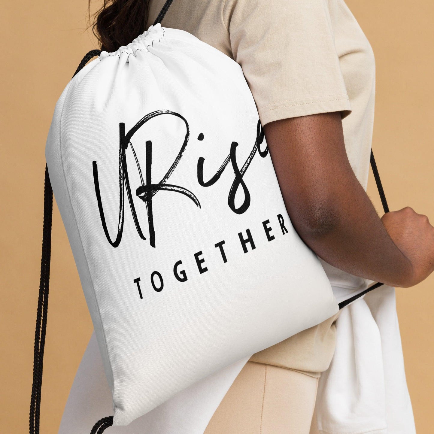 "URise Together" Drawstring bag - URiseTogetherApparel