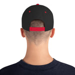 "URise Together" Embroidered Snapback Hat - Red - URiseTogetherApparel
