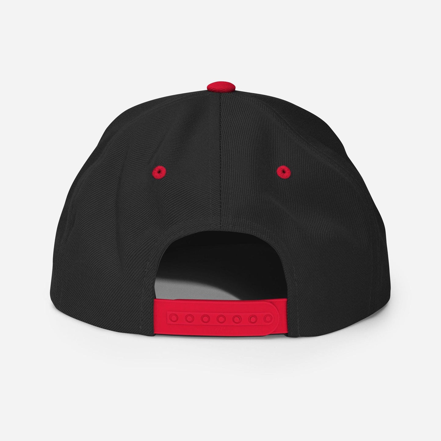 "URise Together" Embroidered Snapback Hat - Red - URiseTogetherApparel
