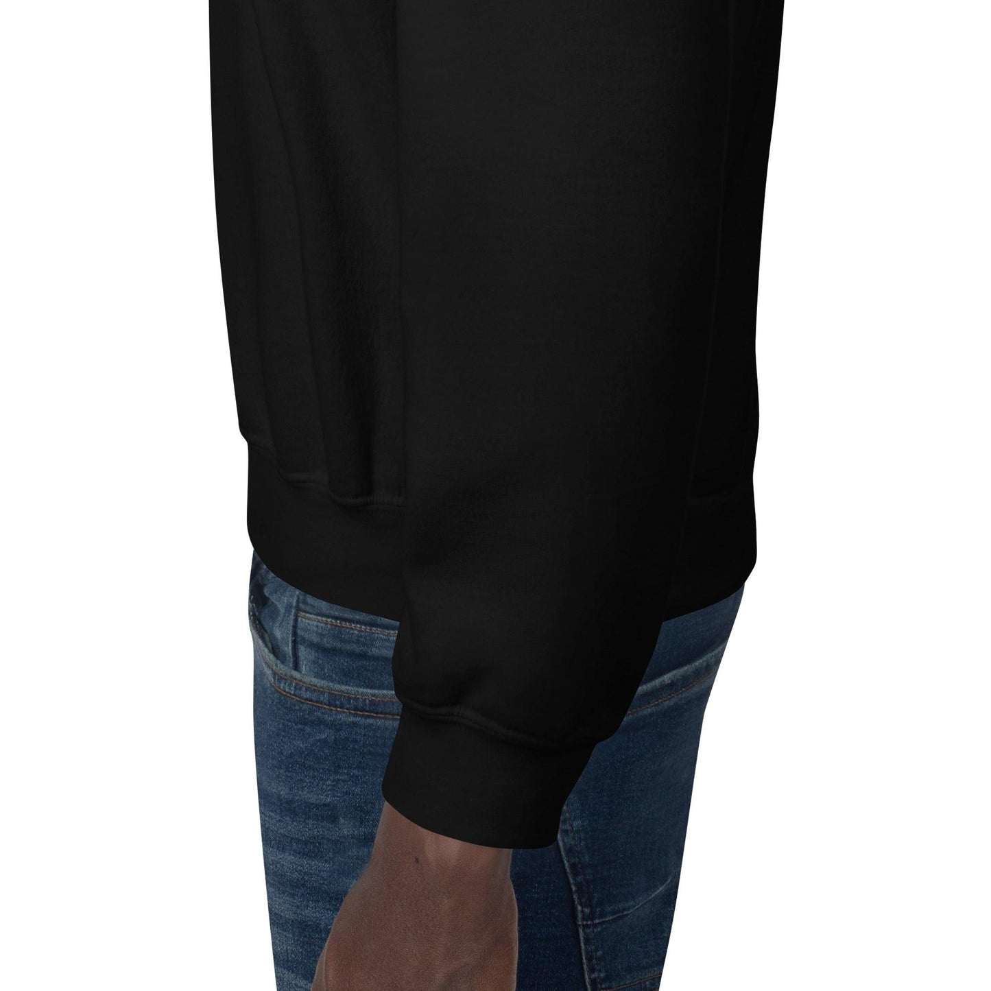 "URise Together" Embroidered Sweatshirt - Black - URiseTogetherApparel