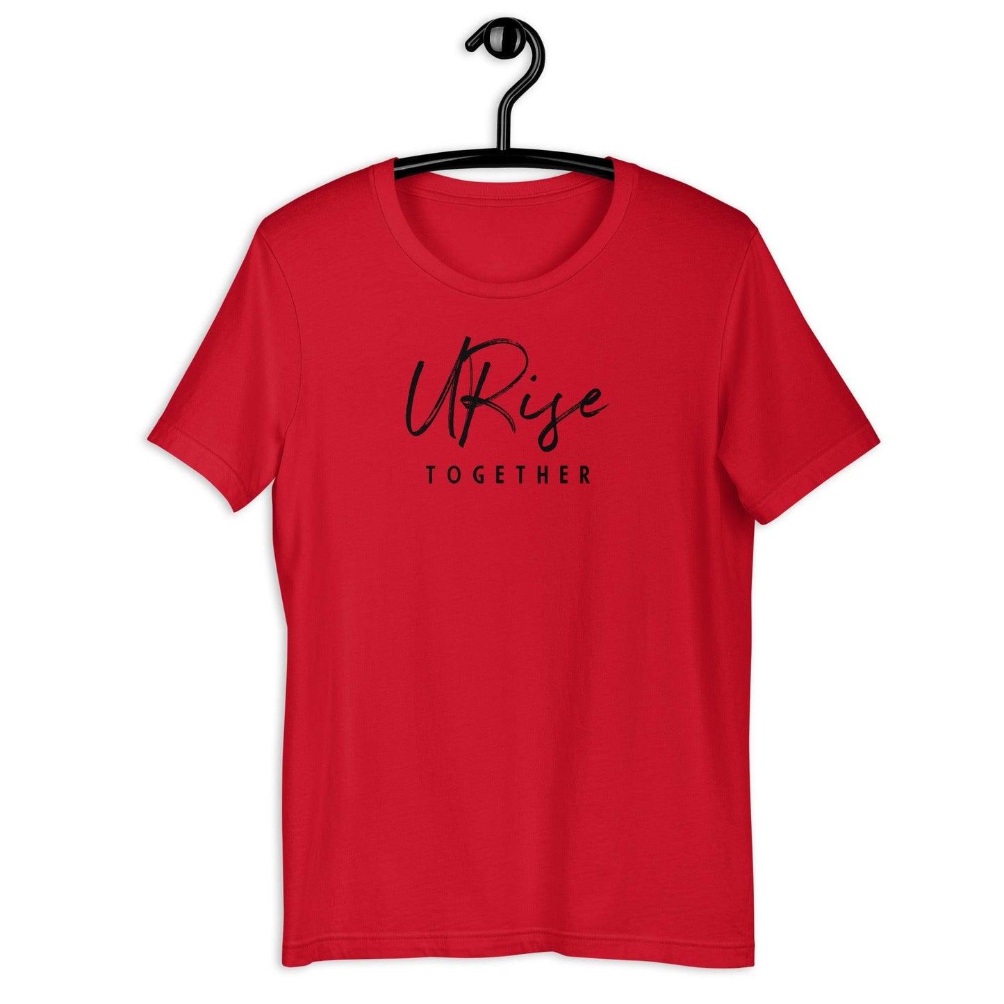 URise Together" T-shirt - Red - URiseTogetherApparel