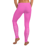 URise Together Leggings - Pink/ White