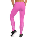 URise Together Leggings - Pink/ White