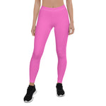 URise Together Leggings - Pink/ White