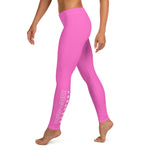 URise Together Leggings - Pink/ White