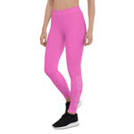 URise Together Leggings - Pink/ White