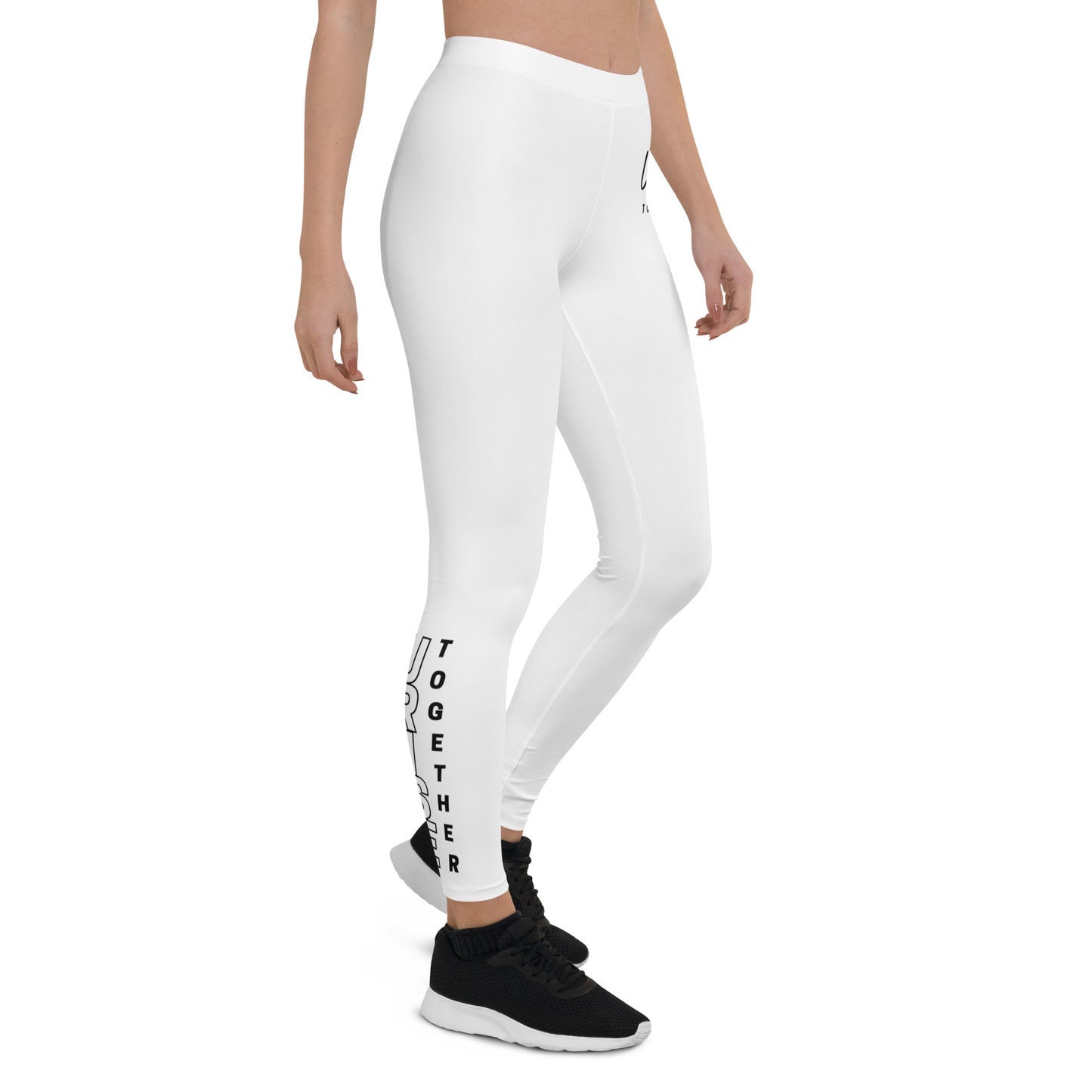 URise Together Leggings - White/ Black