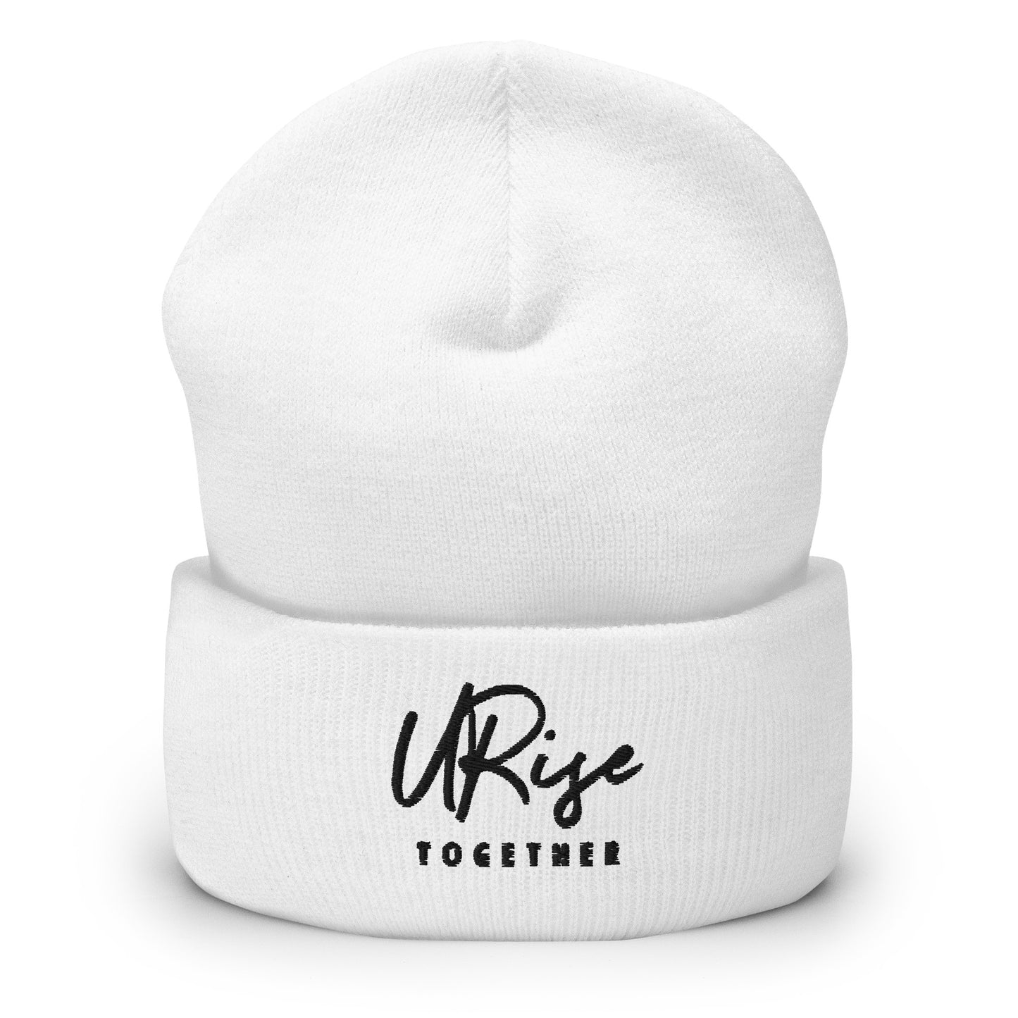 URise Together Embroidered Unisex Cuffed Beanie