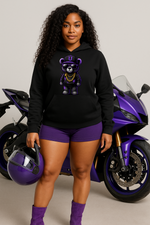 Graffiti Bear URise Heavy Cotton Hoodie Unisex