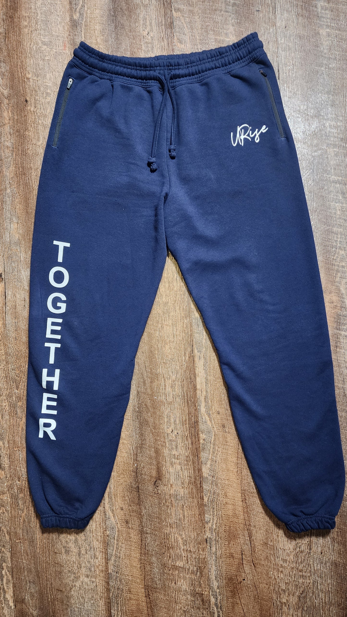 URise Together Sweats Pants & zipper pocket Unisex Cotton