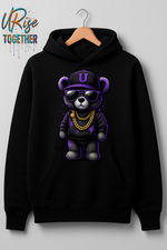 Graffiti Bear URise Heavy Cotton Hoodie Unisex