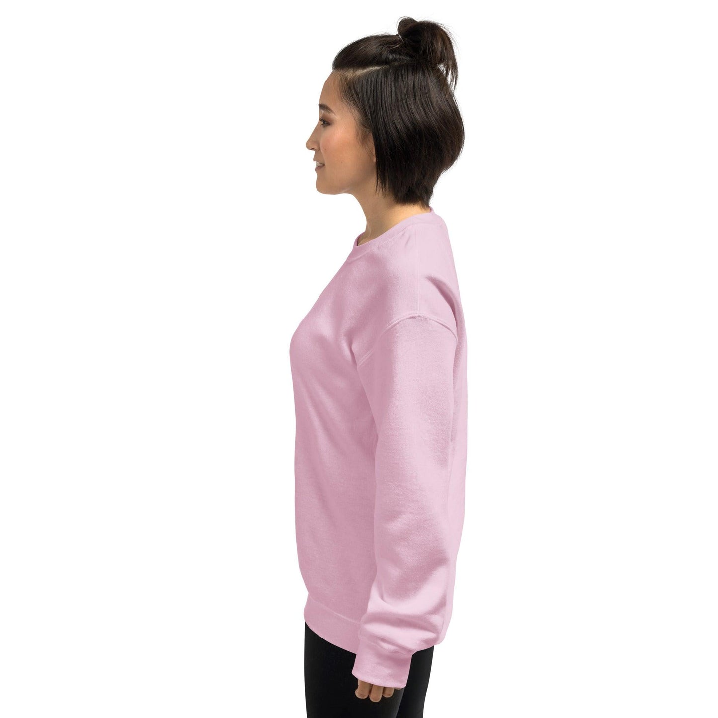 "URise Together" Embroidered Sweatshirt - Pink - URiseTogetherApparel