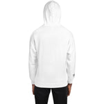 URise Together Logo Unisex Embroidered Hoodie  Cotton- White