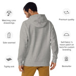 "URise Together" Embroidered logo Hoodie - Grey - URiseTogetherApparel