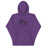 URise Embroidered Purple Hoodie